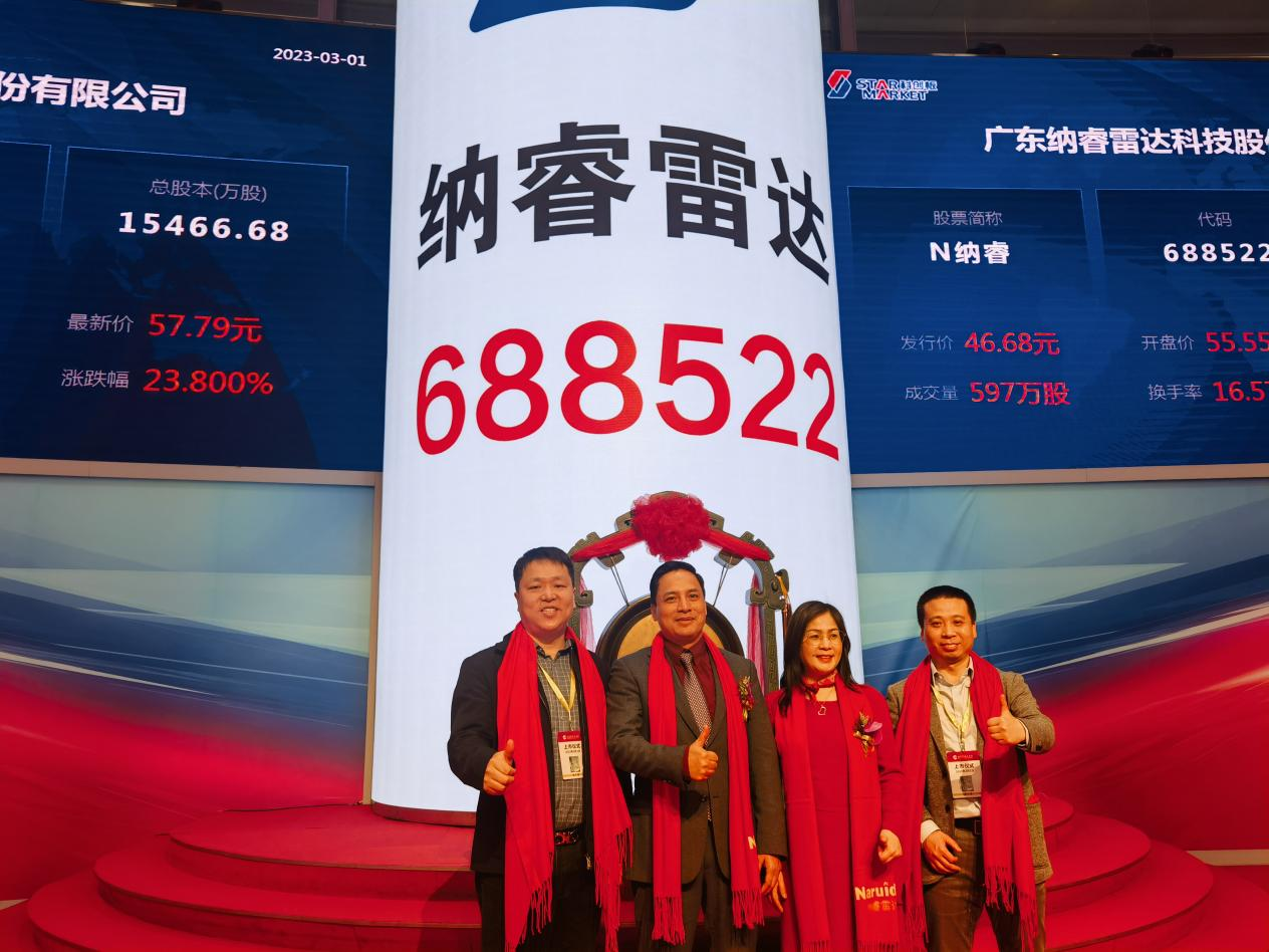 纳睿雷达科创板挂牌 广州极速28网资源又一项目IPO